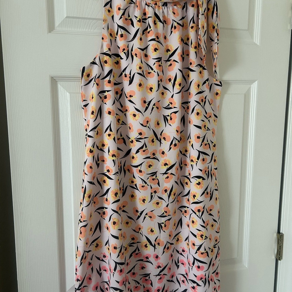 Ann Taylor Factory Floral Dress in Pink and Yellow